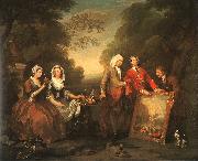 William Hogarth The Fountaine Family oil on canvas